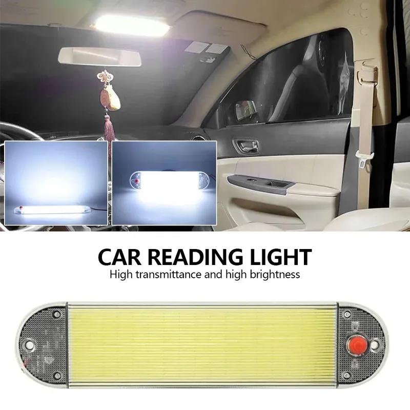 108/54SMD LED COB Panel Dome Lamp Auto Car Compartment Interior Reading Plate Roof Ceiling Interior Light