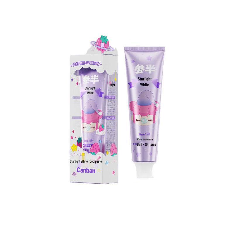 Canban x Rolife Клубничная Пробиотическая Отбеливающая Зубная Паста (5-Pack)
