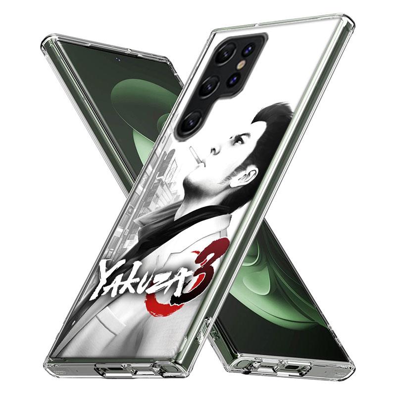 Yakuza 0 Game Capa Phone Case For Samsung S26 Ultra S25 Edge Galaxy S23 S21 S20 S24 FE S22 S10 Plus Cover Clear TPU Shell Coque