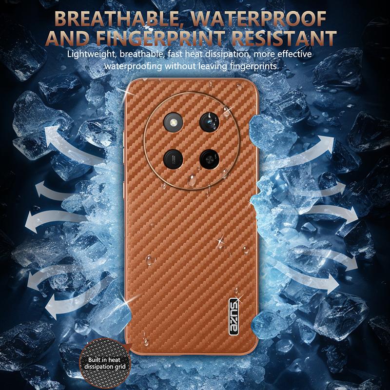 Для Xiaomi POCO X7 чехол Роскошный PU покрытие углеродного волокна защитный чехол для Xiaomi POCO X7 5G полное покрытие телефона чехол