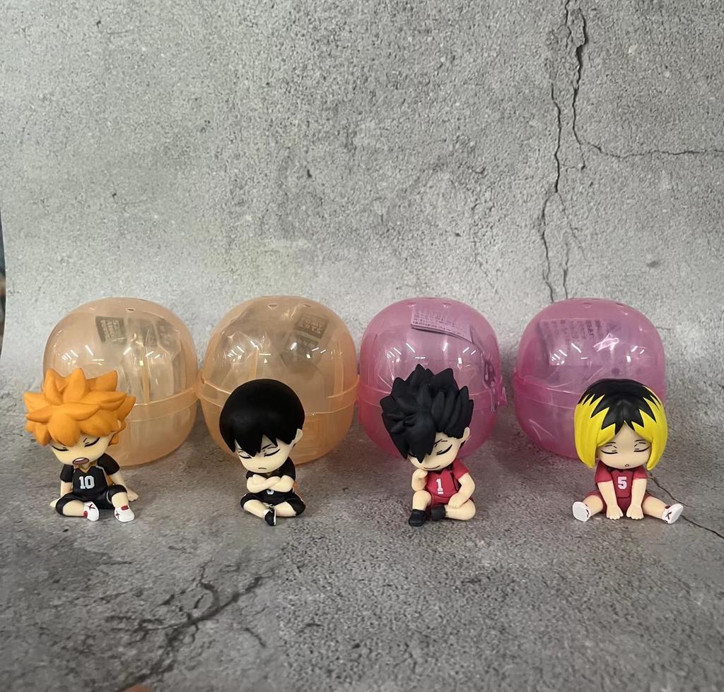 4 шт. Аниме Хайкюу Фигурки Bokuto Kotaro Akaashi Keiji Oikawa Tooru Iwaizumi Hajime Фигурки Действия Q Версия ПВХ Модель Игрушки 5 см