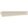 Vent Cover LUFT Corner Left 80x40x9 Cream Slim