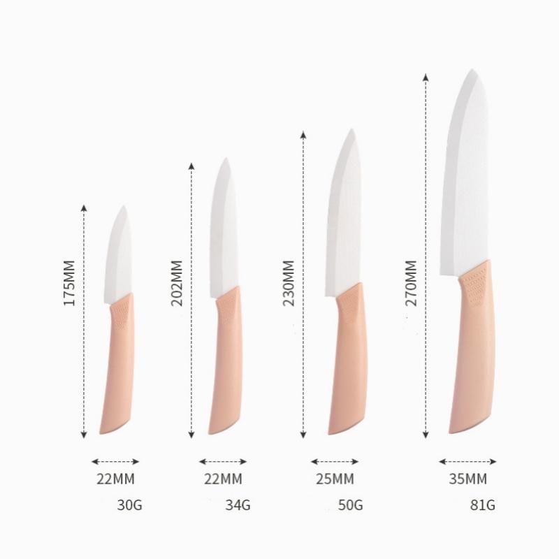 Керамический нож, бытовой нож для фруктов, острый кухонный нож, набор противоскользящих ножей, инструмент для чистки детского питания