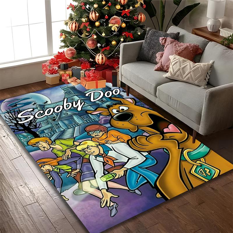 1pc General-purpose Rug, SCOOBY-DOO Printed Area Rug, Comfortable Office Chair Carpet, Home Entrance Floor Mat