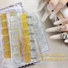12 Grids 0.6-2mm Mixed Size Tiny Steel Beads Nail Art 3D Design Gold Silver Micro Ball Jewelry Manicure Tips Charm DIY Decor