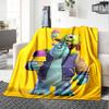 Monsters University Adventure Gift Blanket Soft Warm Cozy Great Picnics Four Seasons Multipurpose Digital Print Unique Gift for Family Camping Y7