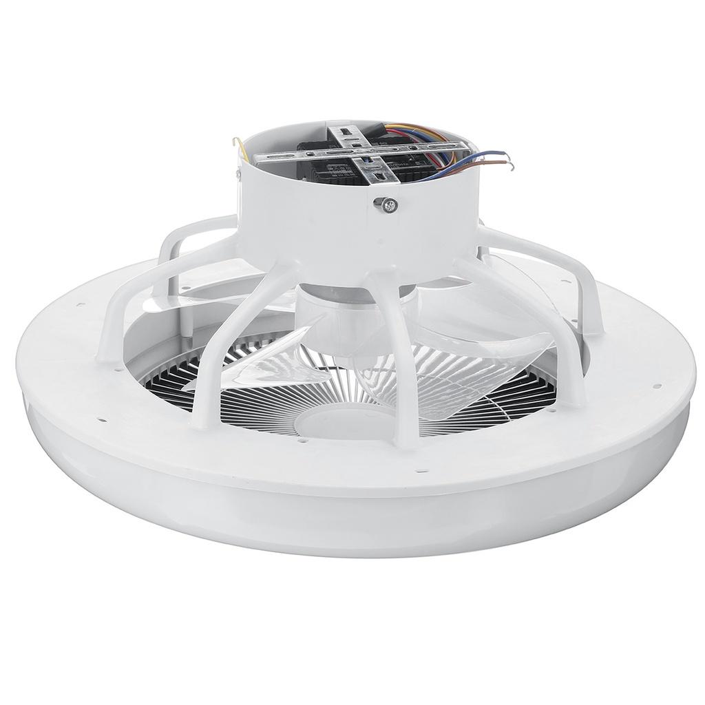 72 Вт Современный потолочный вентилятор с подсветкой 3 цвета Светодиодная лампа 220 В Люстра Диммируемый APP Пульт дистанционного управления Потолочный светильник Вентилятор