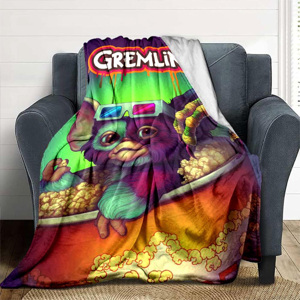 Gremlins Blanket Comfortable Suitable for Bed Sofa Couch for All Occasions Modern Gift for Travel Home Birthdays