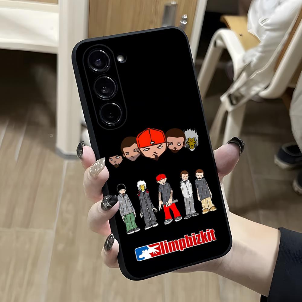 Чехол для телефона Rock Band L-Limp Bizkit для Samsung S26 S25 S24 FE S23 S22 S21 Plus S20 Ultra Note20Ultra Черный Мягкий чехол