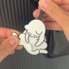 Pull Play Pull Play Яйцо Кот Брелок Вращающийся Ювелирный Брелок Милый Трюкач Кот Подвеска на Сумку Пара
