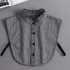 Women Fake Collar Blouse Sweater White Lapel Decor Detachable Collars For Women Black Lace False Collars Woman Lace Half Shirt
