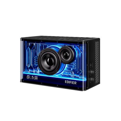 EDIFIER QD35 Динамик Максимальная выходная мощность 40 Вт Совместимость с высоким разрешением Функция зарядки GaN RGB-подсветка Часы Японский дистрибьютор (Bluetooth 5.3 /