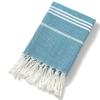 Holiday Towels with Tassel, Striped Bath Towels, Natural Turkish Beach Towel Set for Bathroom Pool Absorbent Towels