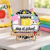 Reusable Chalk Board for Students First Day of School Chalkboard Sign, Wooden Milestone Board, Dustless Liquid Back to Photography Prop Kindergarten