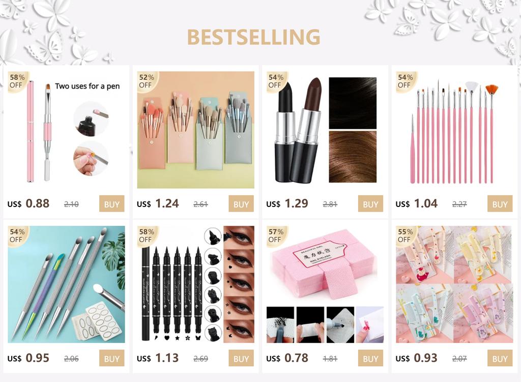 Nail Brushes Set Professional Nail Supplies For Acrylic UV Gel Drawing Dotting Manicure Nail Art Design ToolsMakeup Accessorie