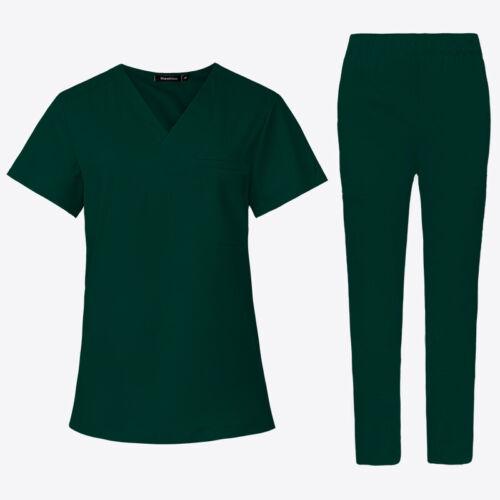 Unisex Medical Uniforms Doctor Men Nursing Clothes Beauty Costume Nurse Scrubs Sets Dentist Workwear Clinical Tops Pants
