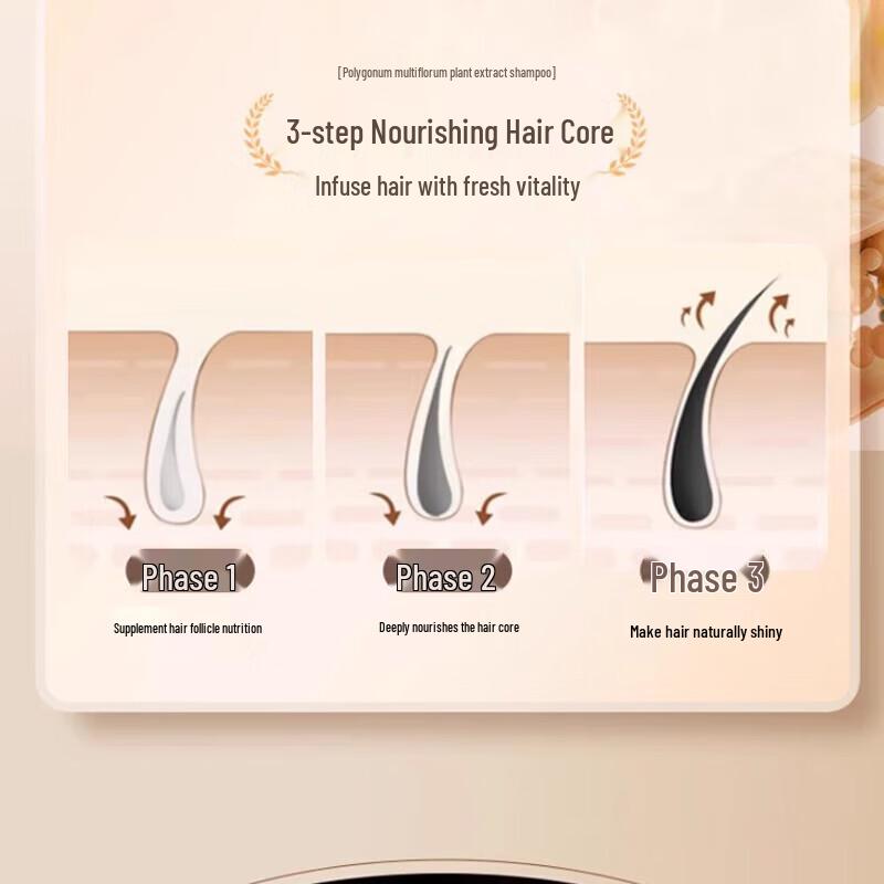 BaWang He Shou Wu Черный и Утолщающий Шампунь