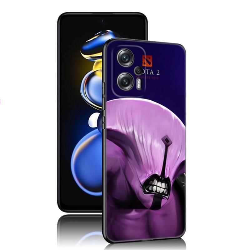 Игровой Dota 2 черный силиконовый чехол для телефона Xiaomi POCO X3 X4 NFC F5 M3 M4 M6 X5 X6 Pro F3 F4 GT 5G C55 C65 M5