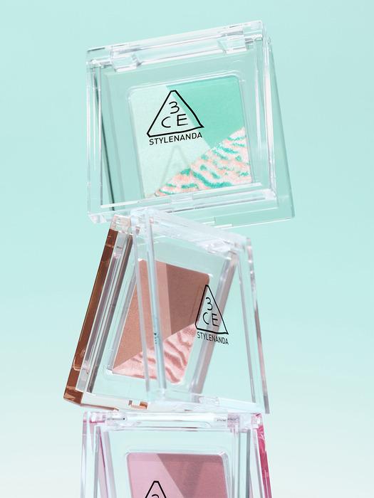 3CE Color Grid Eyeshadow (with 1 free dual eyebrush)