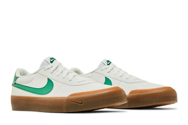 Nike Court Shot White Gum Medium Brown Malachite