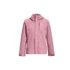 Under Armour Solid Color Casual Hooded Long Sleeve 3-In-1 Jacket Women Outerwear Pink 1371593-697