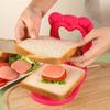 Sandwich Mold Bread Cutter Sealer Love Heart Shape Food Grade Stainless Steel DIY Pocket Bread Toast Press Cutting Tool Kitchen Gadgets