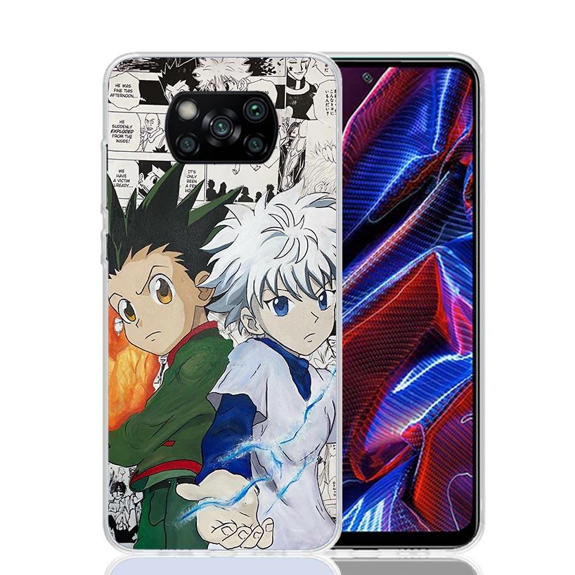 HXH X Hunter Anime Case Phone Cover for Xiaomi Redmi Note 10 9 9S 8 8T 7 5 Pro Mi 12T 11T 10T 9T 12 11 Lite A3 A2 Trend Fundas M