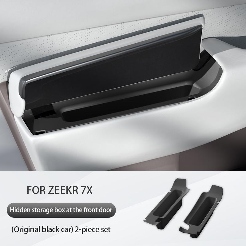 Для ZEEKR 7X 2025 2025 Силиконовый органайзер для дверей автомобиля Предотвращение шума Скрытое хранение Аксессуары для интерьера