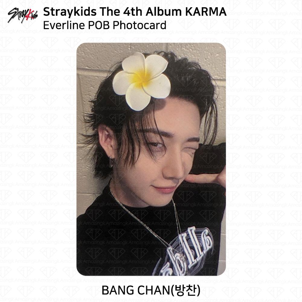 Stray Kids 4-й альбом Karma Everline POB Фотокарточка KPOP K-POP SKZ