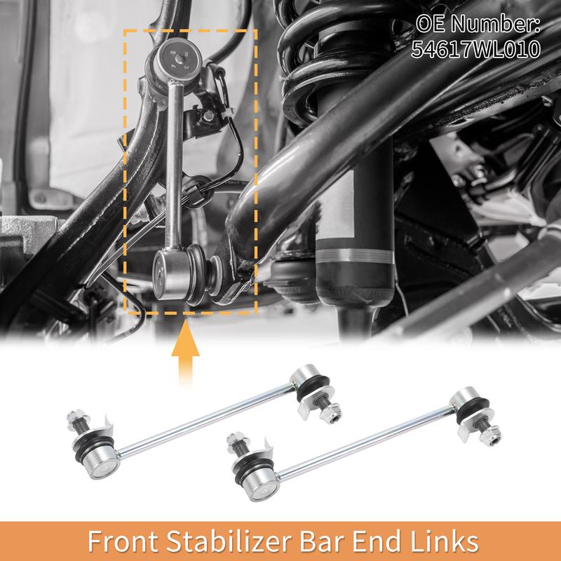 UXCELL 2pcs Front Stabilizer Sway Bar Link for Nissan Elgrand 2002-2010 No.54617WL010