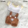 Wears Overalls T-shirt Clothes 20cm Doll Clothes 15cm/20cm Doll Trousers Fashion Cotton Pants