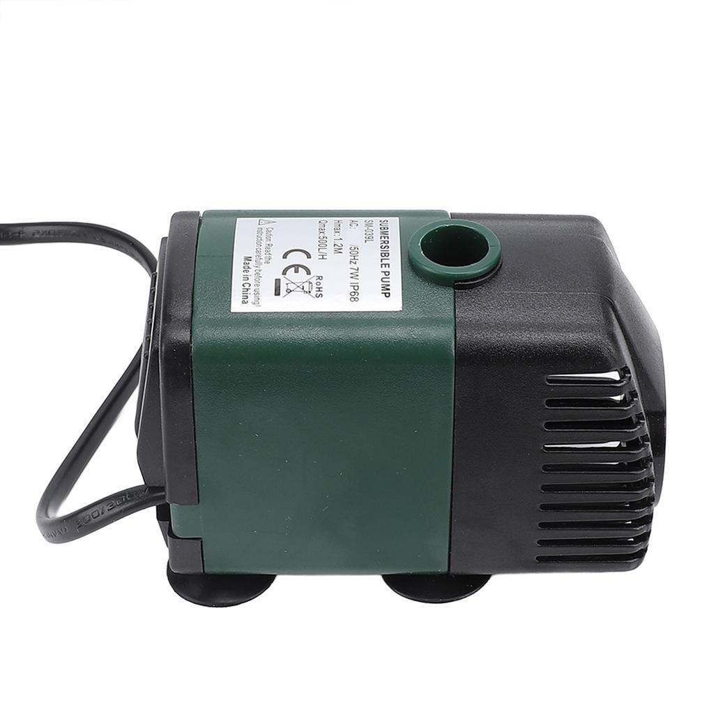 7 Вт 500 л/ч погружной насос IP68 защита 120 см подъем тихий водяной насос для ландшафтного аквариума бак P