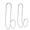 2 Pieces Water Pipe Hook, Strong Load Bring and Flexible Installation 304 Stainless Steel Water Pipe Hook for Drill Cables