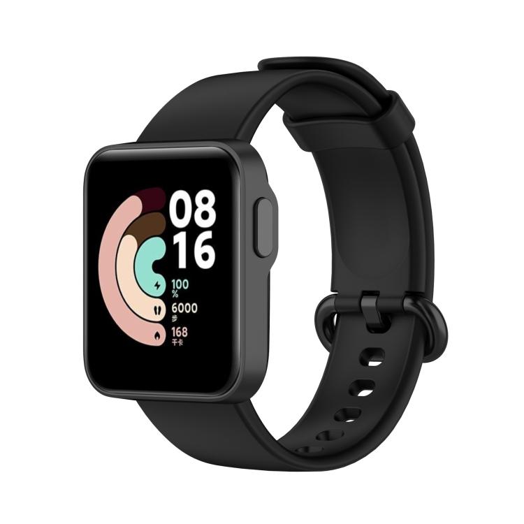 Для Xiaomi Watch Mi Watch Lite / Redmi Watch Силиконовый спортивный ремешок для часов(черный)