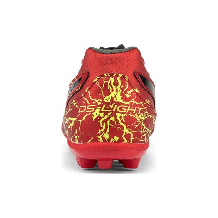 Asics Ds Light Round Toe Lace-Up Ag (Rubber Short Studs) Synthetic Leather Soccer Shoes Men Soccer Shoes Red 1103A032-600