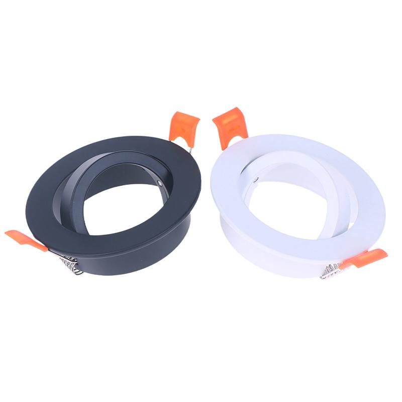 Высококачественный алюминиевый сплав Белый/Черный Круглый Gu10 Mr16 Регулируемый точечный светильник Светильник Светодиодный потолочный светильник Рамка