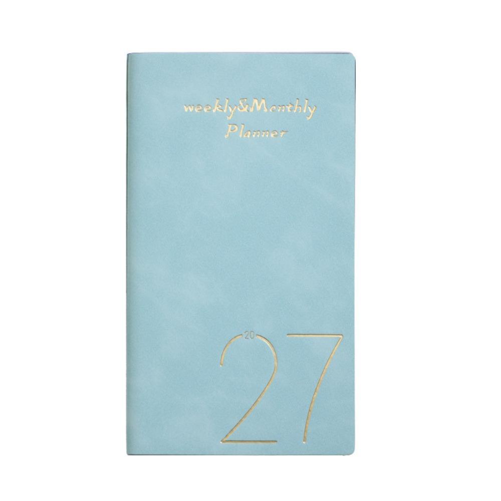 Wear-resistant 2027 Schedule Planner Notepad A6 Office Work Planner Diary Writing Pads Business
