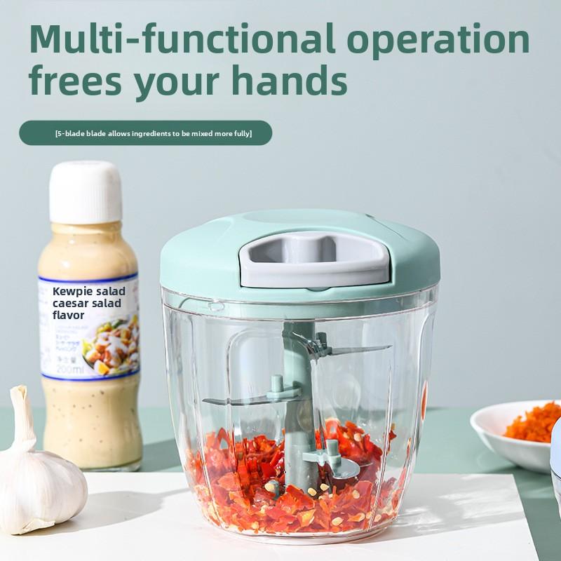 Garlic masher, manual garlic press, multifunctional garlic chopper, ginger-garlic-meat mincer, baby food processor, kitchen mini garlic grinder