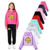 5748 Kids Girls The Wiggles Anime Cartoon Short Style Long Sleeves Hoodies