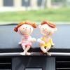 Милые пары, модель украшения, воздушный шар, поцелуй, фигурка, украшение для салона автомобиля, розовая фигурка для приборной панели, аниме, автомобильные аксессуары, подарки