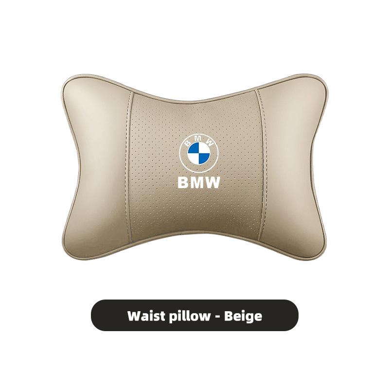 PU Leather Car Seat Headrest Lumbar Support Cushion Interior For BMW M3 M4 M5 G42 G30 G20 E39 E36 E87 E53 F44 F07 F34 G15 G16