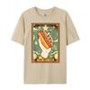 Hot Dog Bun Lover Foodie Food Lover The Hot Dog Tarot Card Camisetas Durable and Wearresistant Vintage T Shirts Party