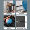 Kitchen rack, tableware drain rack, countertop, household multi-function, dish storage box, tableware collection~