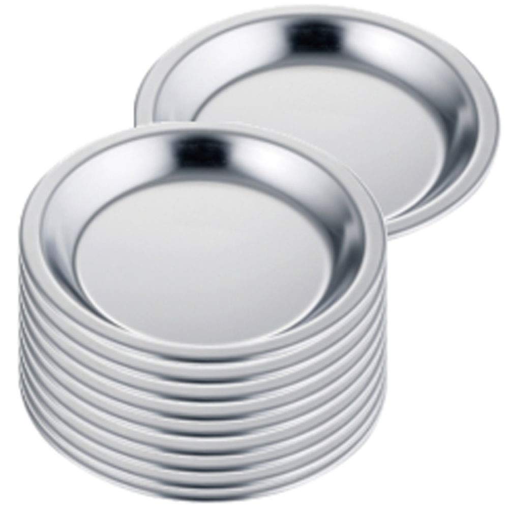 AG Stainless Steel Pie Plate Set of 92903 18-0 No. 3, 10,