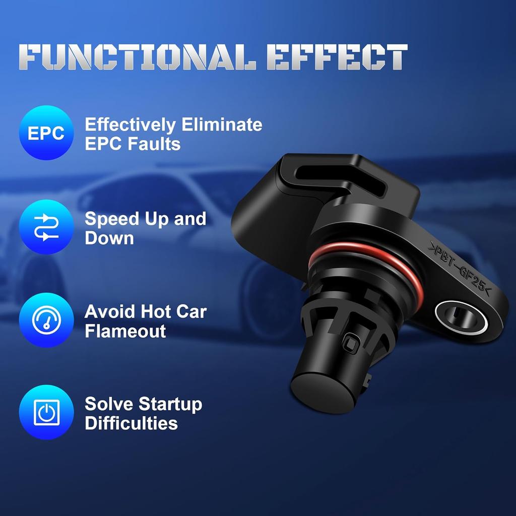 Датчик положения распредвала 39350-2E200 393502E200 Совместим с 2017 2018 Hyundai Elantra/Elantra GT/Kona и Kia Forte Soul Forte5
