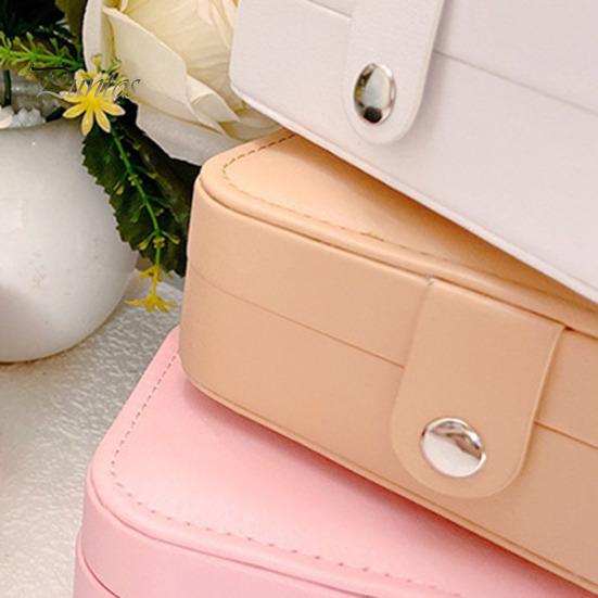 Коробка для хранения ювелирных изделий, держатель для сережек, ожерелий, большая вместимость, несколько отделений, легкий портативный органайзер для ювелирных изделий