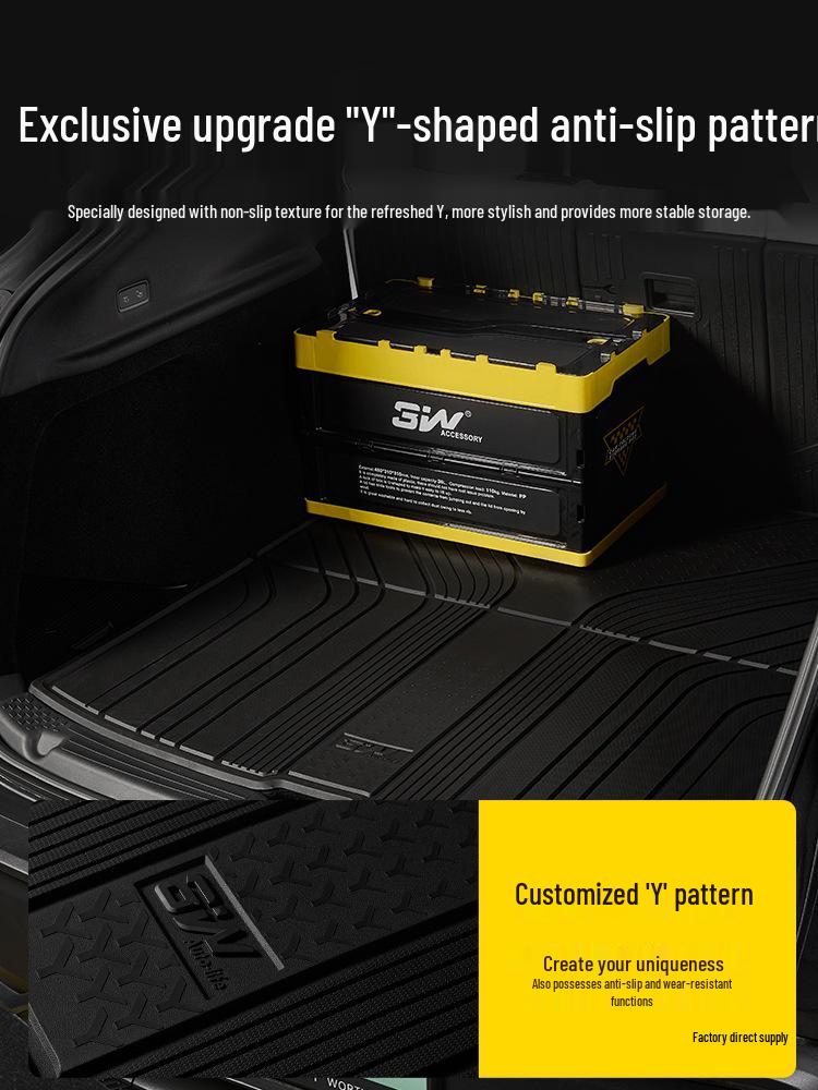 3W Полностью ТПЭ Коврик в Багажник для Tesla Model Y/3 L/X/S Обновленная Версия