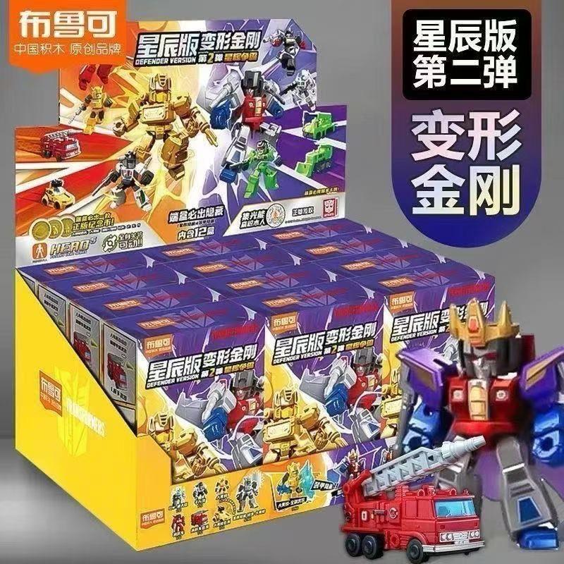 Оригинальные Трансформеры Blind box Игрушки Версия Защитника 1 2 3 Оптимус Прайм Скриммер Бамблби Строительные Блоки Фигурка Действия