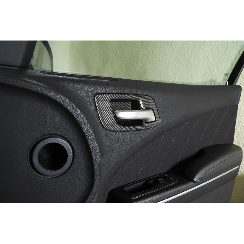 Внутренняя ручка двери автомобиля, декоративная крышка, наклейки для Dodge Charger Chrysler 300C 2011-2023, внутренние молдинги