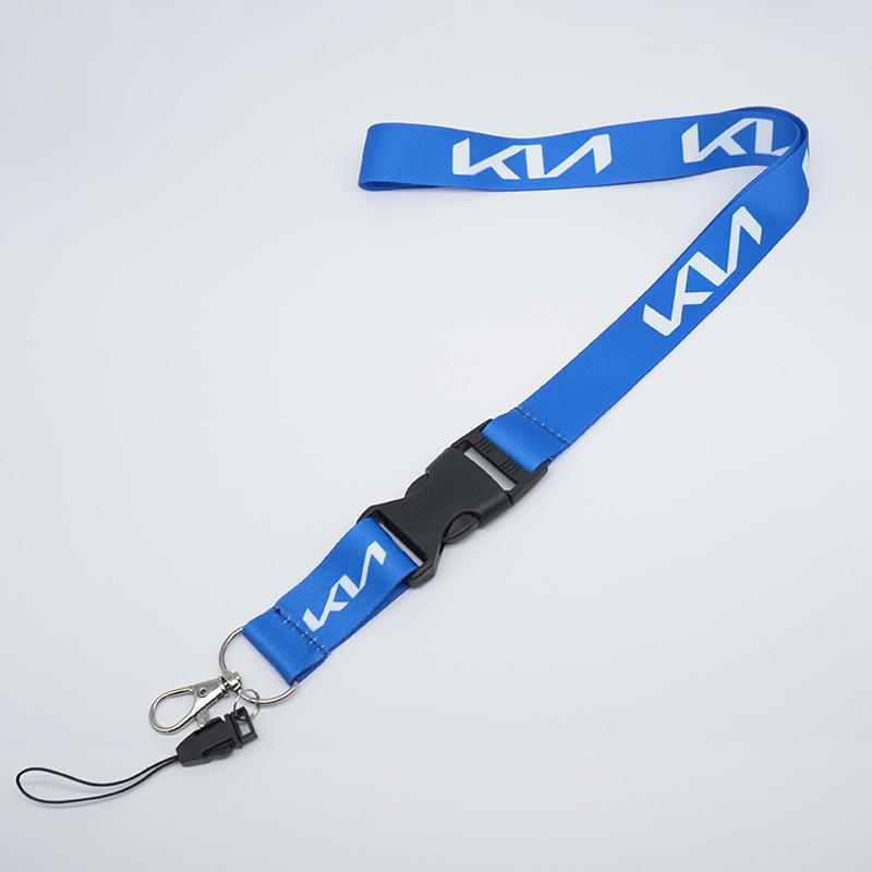 IBGI9 Nylon Printed Badge Lanyard Car Keychain for Kia Sportage Ceed Picanto Rio ProCeed Niro 5 3 4 K7 K5 K8 K3 Ray K9